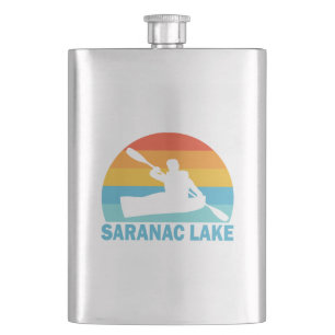 Saranac Lake New York Kajak Flachmann