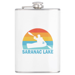 Saranac Lake New York Kajak Flachmann
