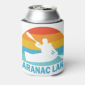 Saranac Lake New York Kayak Dosenkühler (Kanne Rückseite)