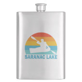 Saranac Lake New York Kayak Flachmann (Vorderseite)