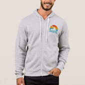 Saranac Lake New York Kayak Hoodie (Vorderseite)
