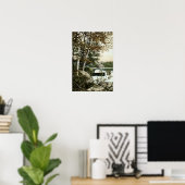 Saranac Lake, New York Poster (Heimbüro)