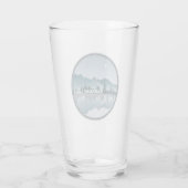 Saranac Lake New York Reflection Glas (Rückseite)