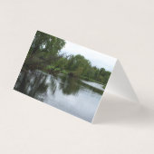 "Saranac River" Foto Adirondack River & Trees (Rückseite)