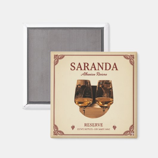 Saranda, Albania Magnet (Vorderseite/Rückseite)