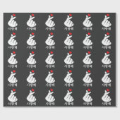 Saranghae Liebe KPop Finger Heart Koreanisch Geschenkpapier (Flach)