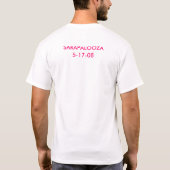 Saras Geburtstag - besonders angefertigt T-Shirt (Rückseite)