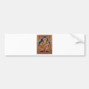 SARASAWATI ANTIKER INDISCHER MALEREI-DRUCK AUTOAUFKLEBER