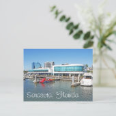 Sarasota an der Bucht Postkarte (Stehend Vorderseite)
