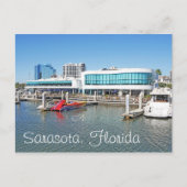 Sarasota an der Bucht Postkarte (Vorderseite)