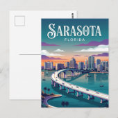 Sarasota Bayfront Park USA Postkarte (Vorne/Hinten)