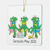 Sarasota Beach Gators Keramik Ornament (Links)