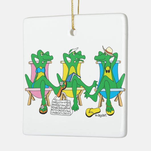 Sarasota Beach Keramik Keramikornament (Links)