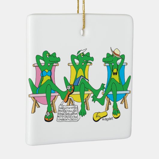 Sarasota Beach Keramikornament (Rechts)