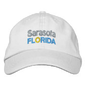 SARASOTA BESTICKTE BASEBALLKAPPE (Vorderseite)