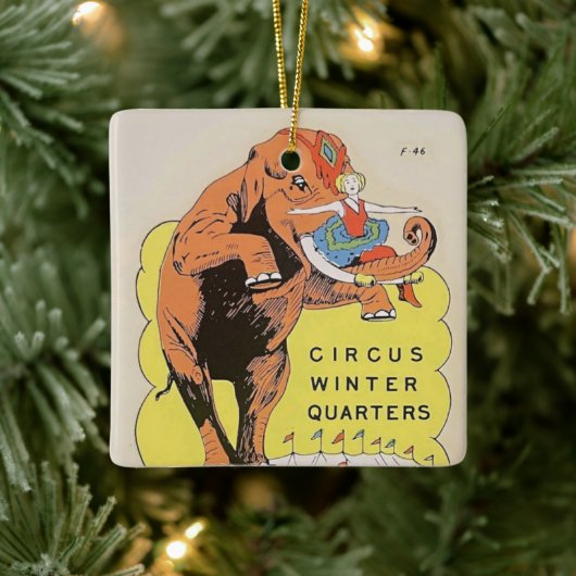 Sarasota Circus Winter Quarters Keramikornament (Baum)