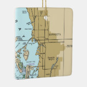 Sarasota FL Chart Keramikornament (Rechts)