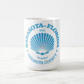Sarasota Fl (Muschel) Kaffeetasse (Mittel)