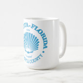 Sarasota Fl (Muschel) Kaffeetasse (VorderseiteRechts)