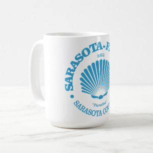 Sarasota Fl (Muschel) Kaffeetasse