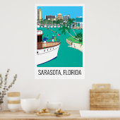 Sarasota Florida 24x36 POSTER (Küche)