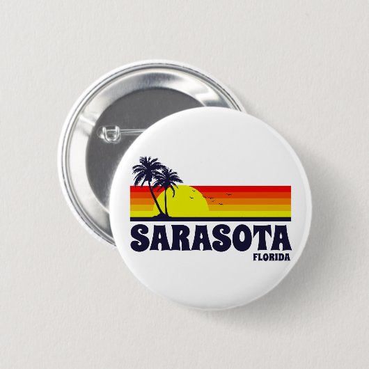 Sarasota Florida Button (Vorne & Hinten)