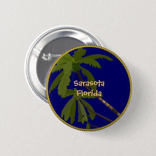 Sarasota, Florida Button (Vorne & Hinten)