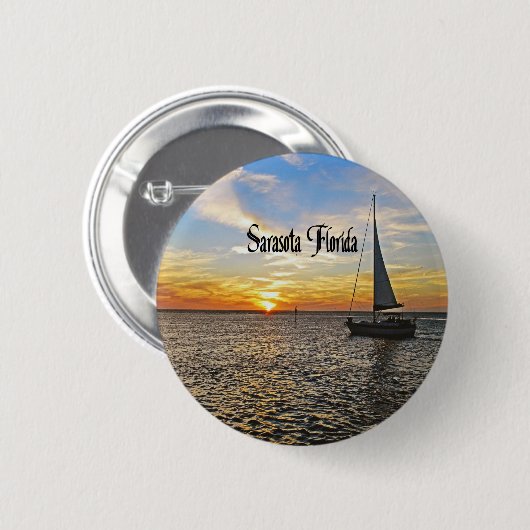 Sarasota Florida Button (Vorne & Hinten)