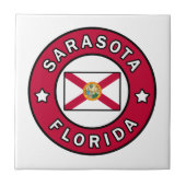 Sarasota Florida Fliese (Vorderseite)