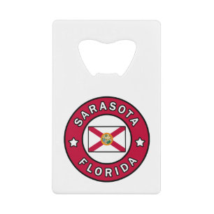 Sarasota Florida Geldbeutel Flaschenöffner
