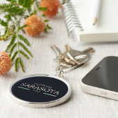 Sarasota Florida Heritage - Mitternacht Schlüsselanhänger (Seite)