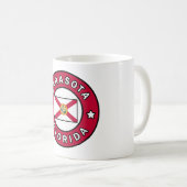 Sarasota Florida Kaffeetasse (VorderseiteRechts)