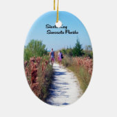 Sarasota Florida Keramikornament (Hinten)