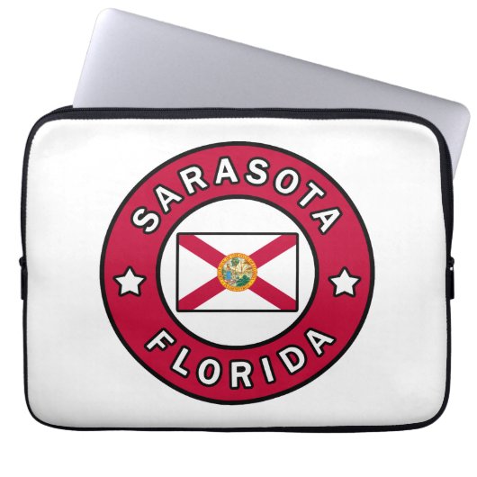 Sarasota Florida Laptopschutzhülle (Vorderseite)