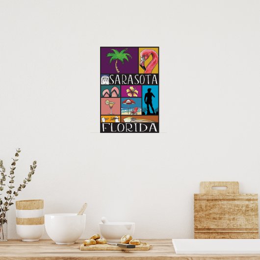 Sarasota Florida Poster (Küche)