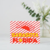 Sarasota, Florida Postkarte (Stehend Vorderseite)