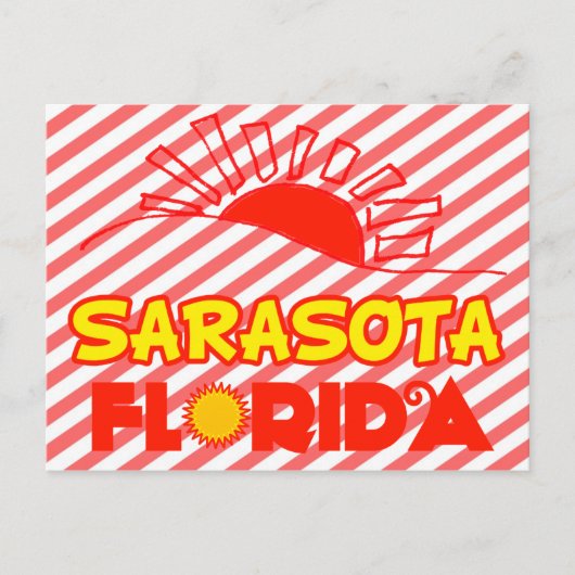 Sarasota, Florida Postkarte (Vorderseite)
