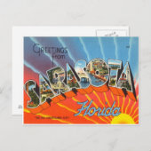 Sarasota Florida Postkarte (Vorne/Hinten)
