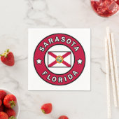 Sarasota Florida Serviette (Beispiel)
