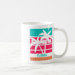 Sarasota Florida Urlaubs-Souvenir Surfen Vintage Kaffeetasse