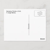 Sarasota, Florida, USA Postkarte (Rückseite)