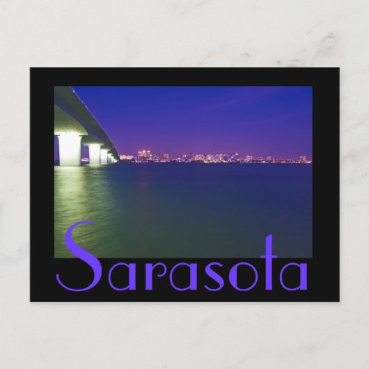 Sarasota, Florida, USA Postkarte (Vorderseite)