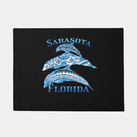 Sarasota Florida Vacation Delphine Fußmatte (Vorderseite)
