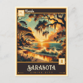 Sarasota, Florida | VINTAG Postkarte