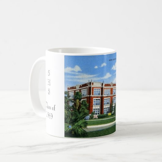 Sarasota High School Klassenbecher Kaffeetasse (Vorderseite Links)