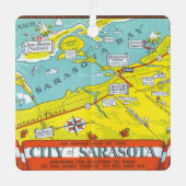 Sarasota Ornament Aus Metall (Vorderseite)