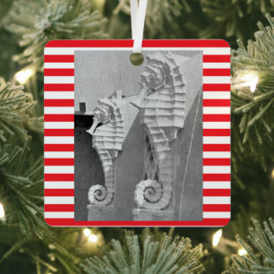 Sarasota-Seepferd-Ornament Ornament Aus Metall