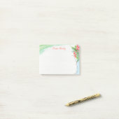 Sarasota Shore Bouquet Post-it Klebezettel (Auf Schreibtisch)