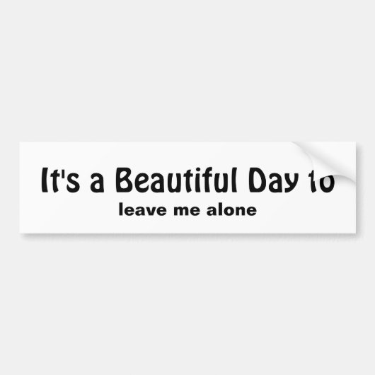 Sarastisches Zitat für diejenigen, die Gewollt sin Autoaufkleber (Vorne)