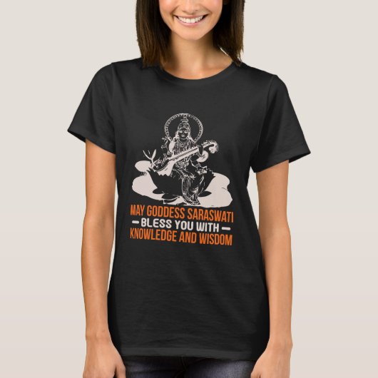 Sarasvati Hindu Goddess T-Shirt (Vorderseite)